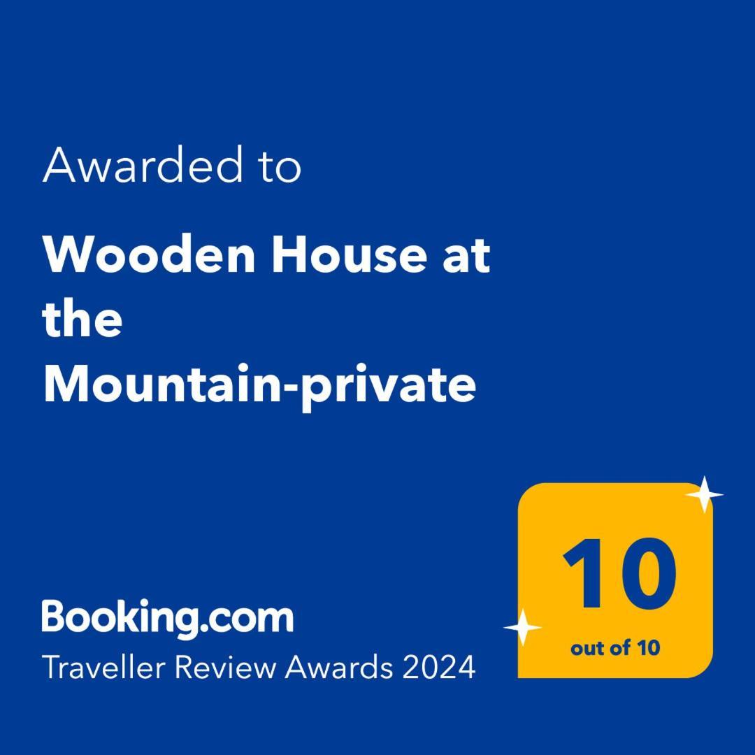 Wooden House At The Mountain-Private Guest House Paranimfoi Ngoại thất bức ảnh